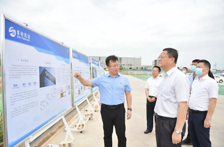 西安市委常委、經(jīng)開區(qū)黨工委書記康軍一行蒞臨公司調(diào)研考察